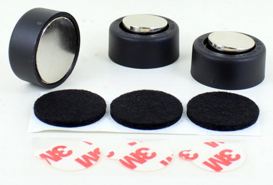 SoundCare SuperSpikes: Self Adhesive Chrome 3-pack photo